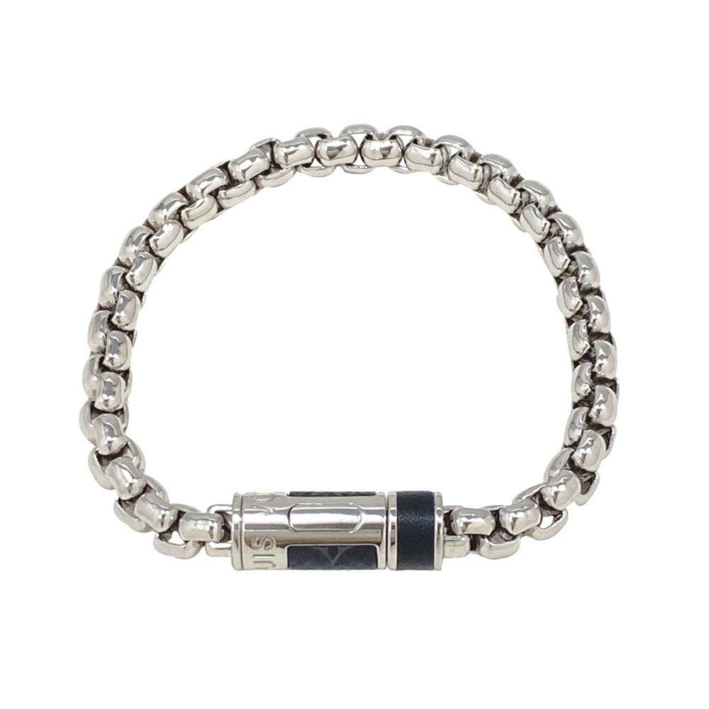 Louis Vuitton Monogram Eclipse Chain Bracelet Sil… - image 2